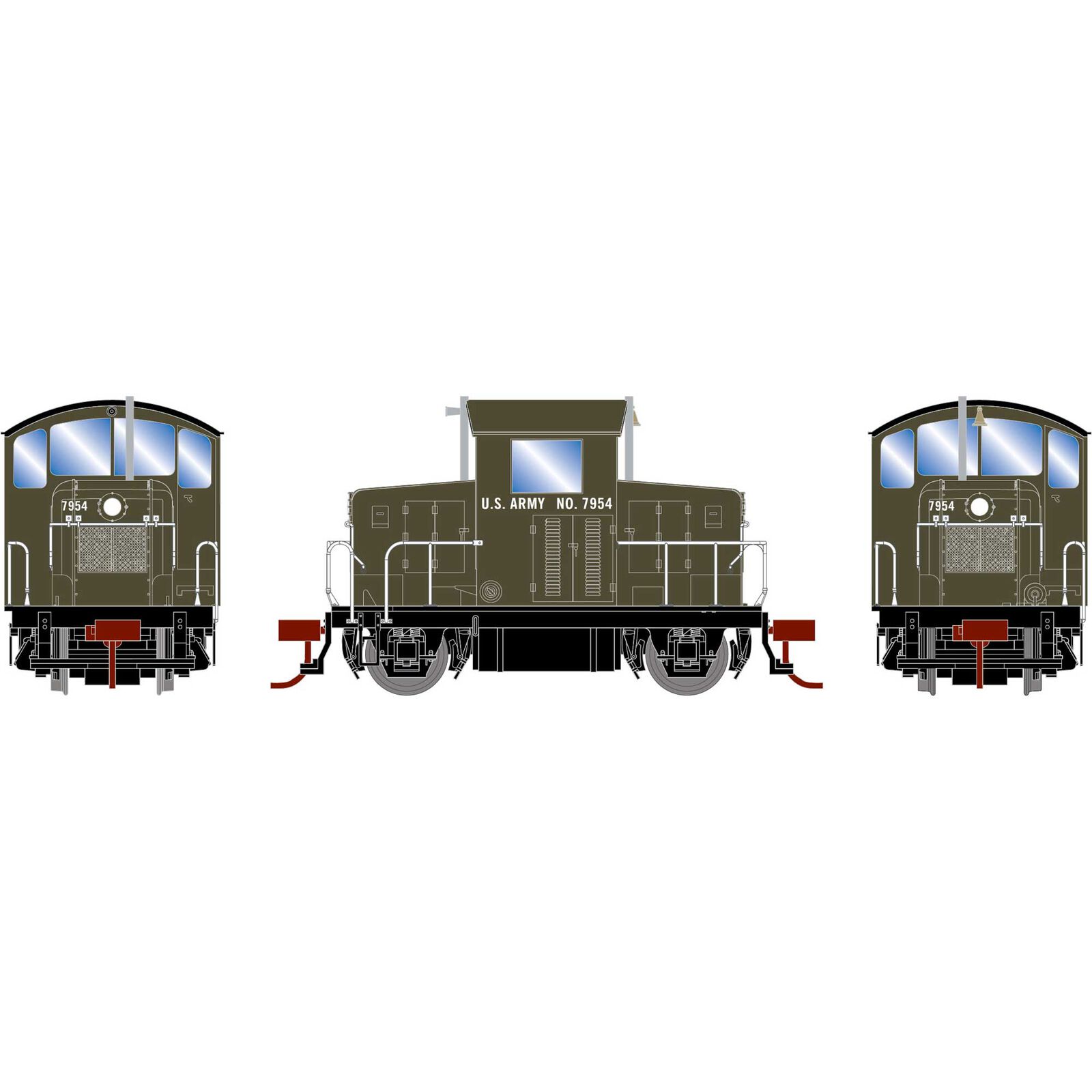 United States Army EMD Model 40 #7954