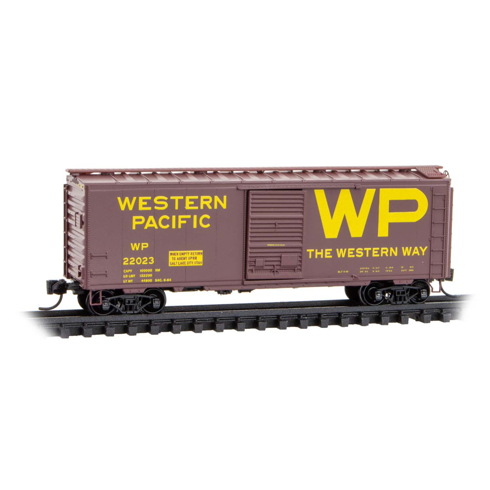 Western Pacific 40' Standard Box Car Single Door #22023