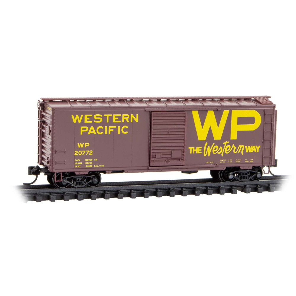 Western Pacific 40' Standard Box Car Single Door #20772