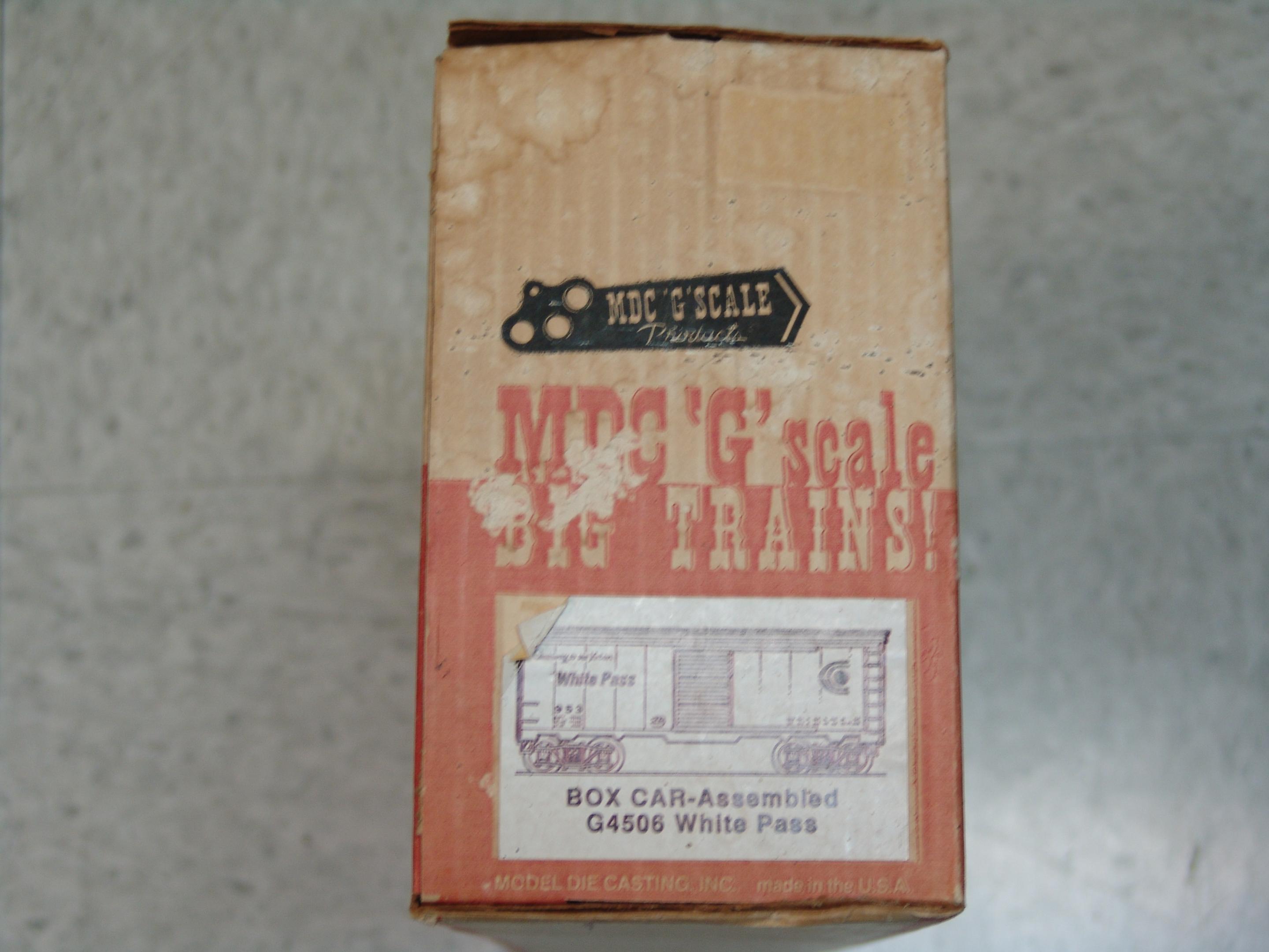 White Pass & Yukon refrigerator car #19790 (used) in boxcar box