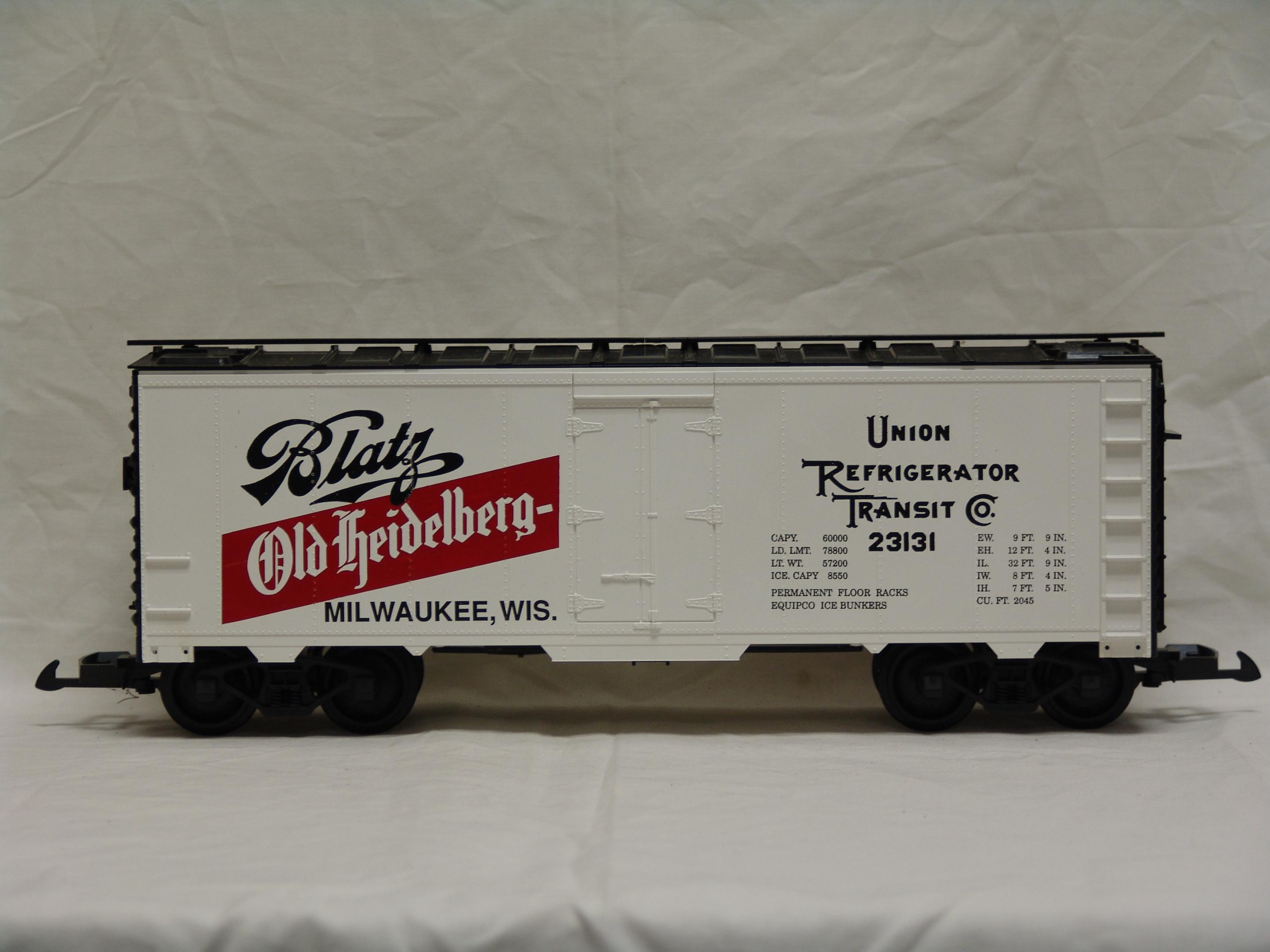 Blatz Old Heidelburg  billboard reefer #23131 (used)