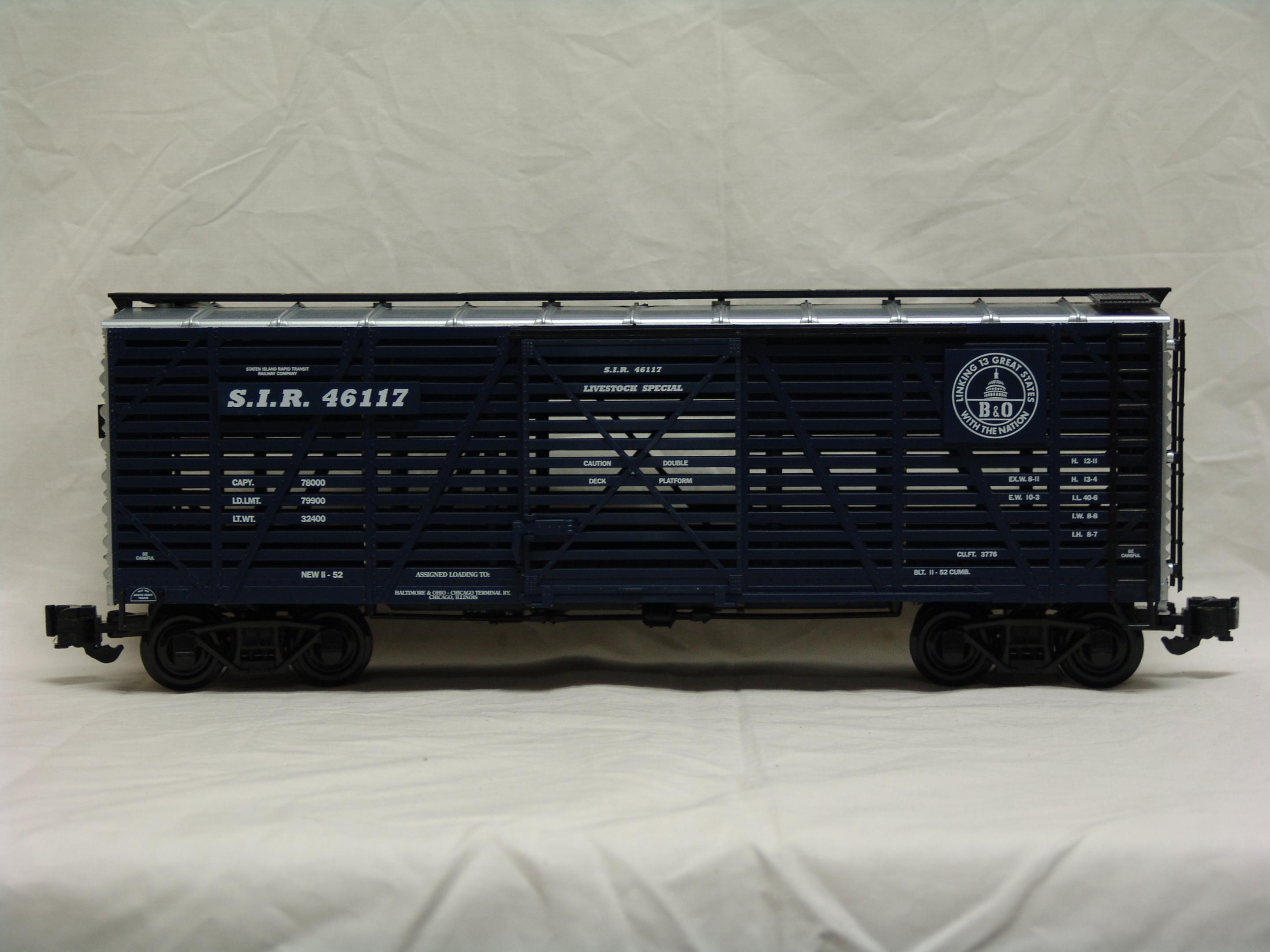 Baltimore & Ohio stock car #46117