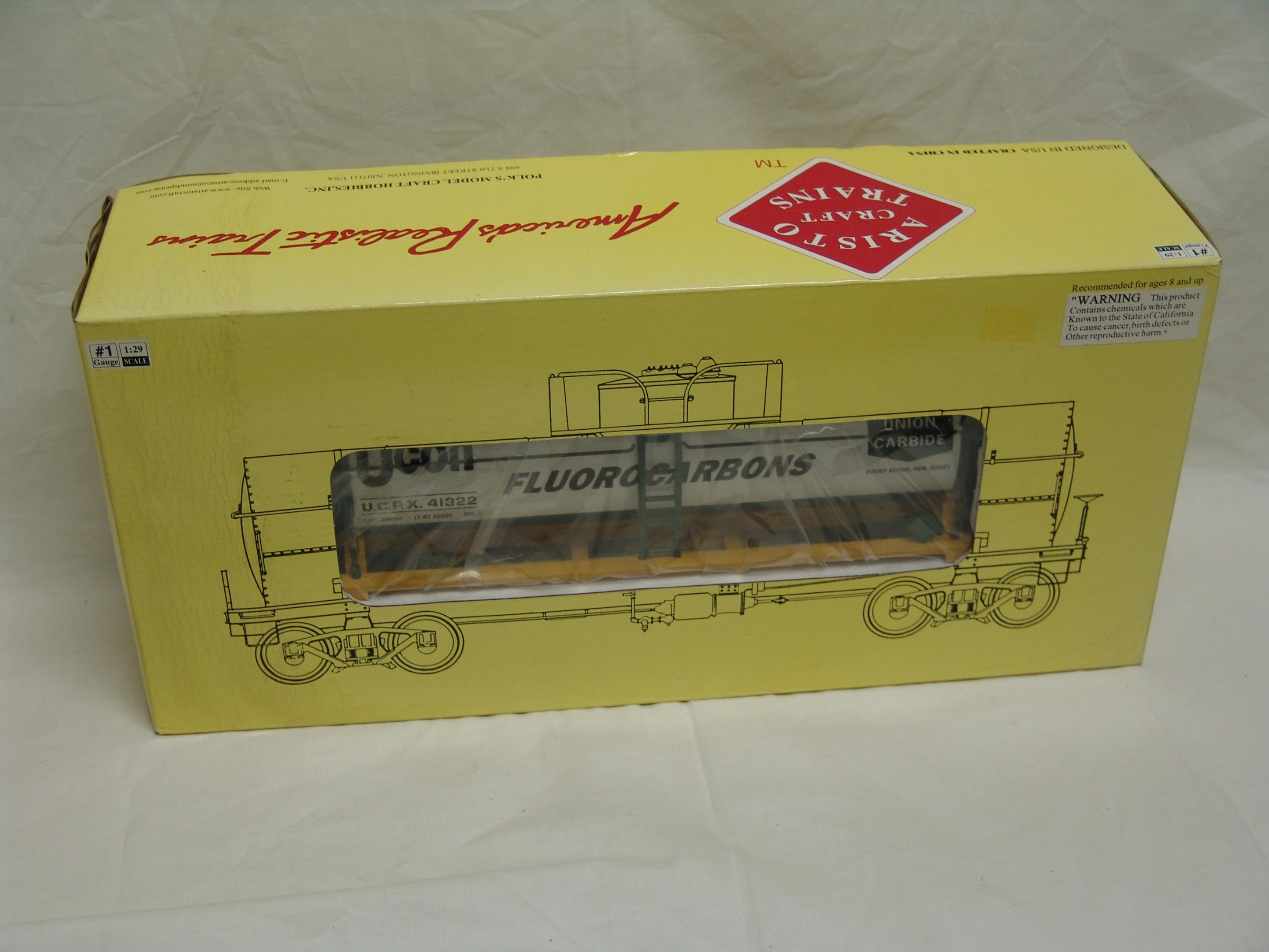 Union Carbide single dome chemical tank car (used)
