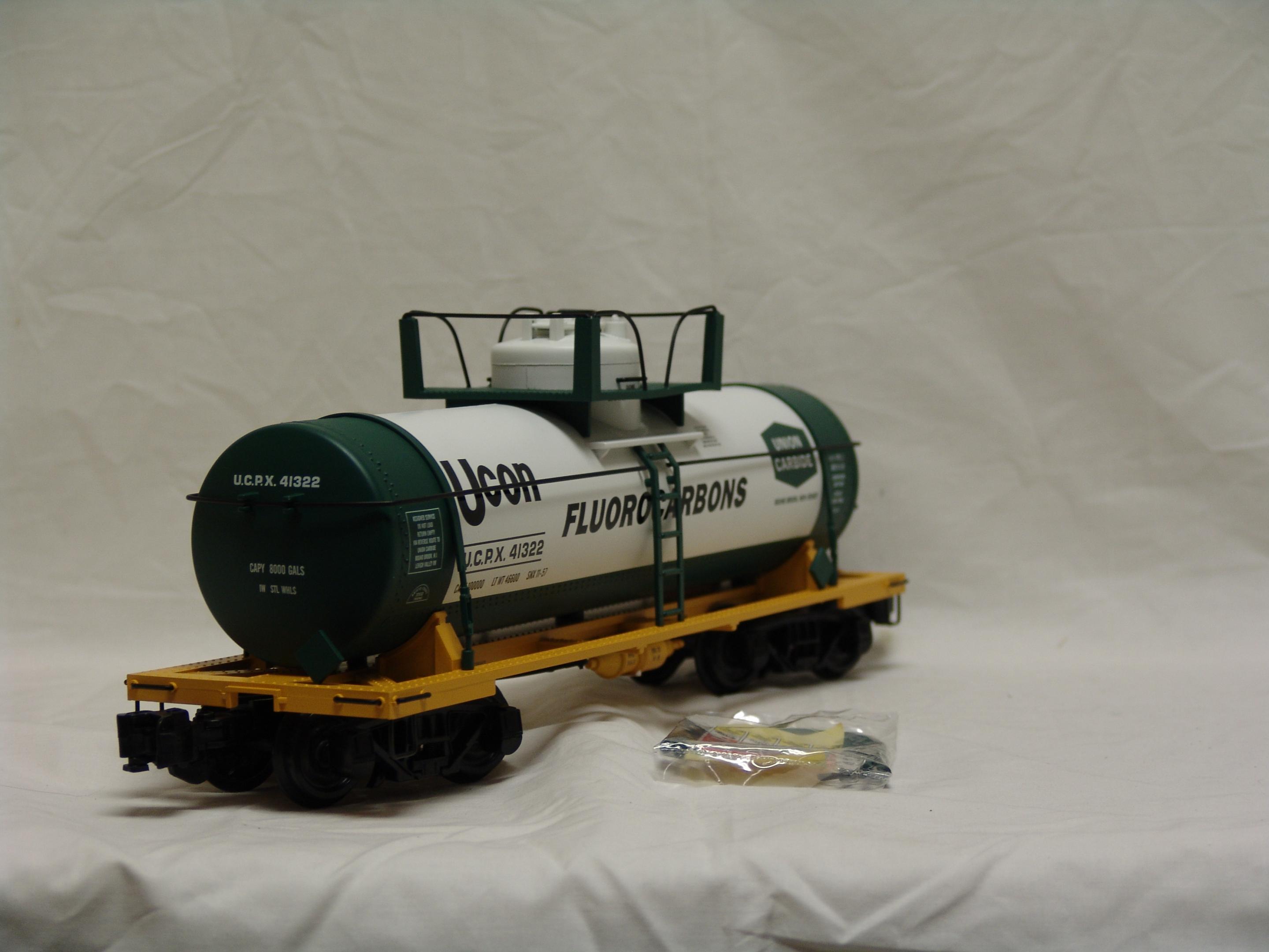 Union Carbide single dome chemical tank car (used)