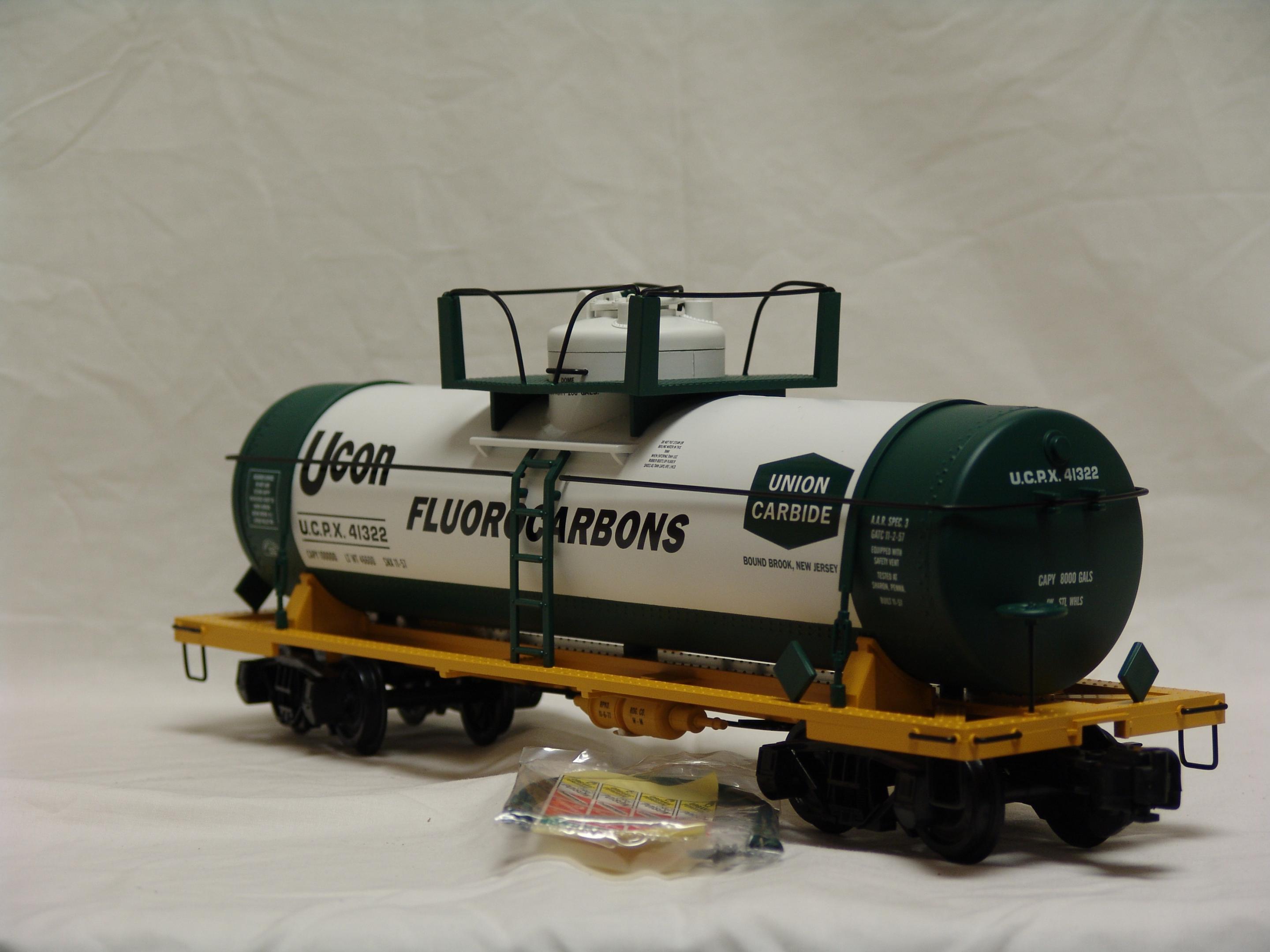Union Carbide single dome chemical tank car (used)