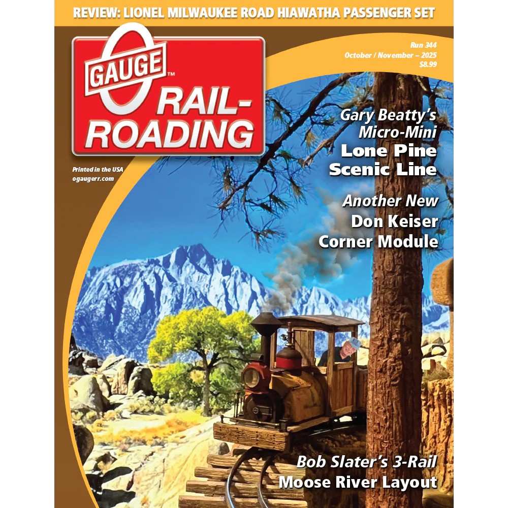 O Gauge Rail-Roading October/November 2025