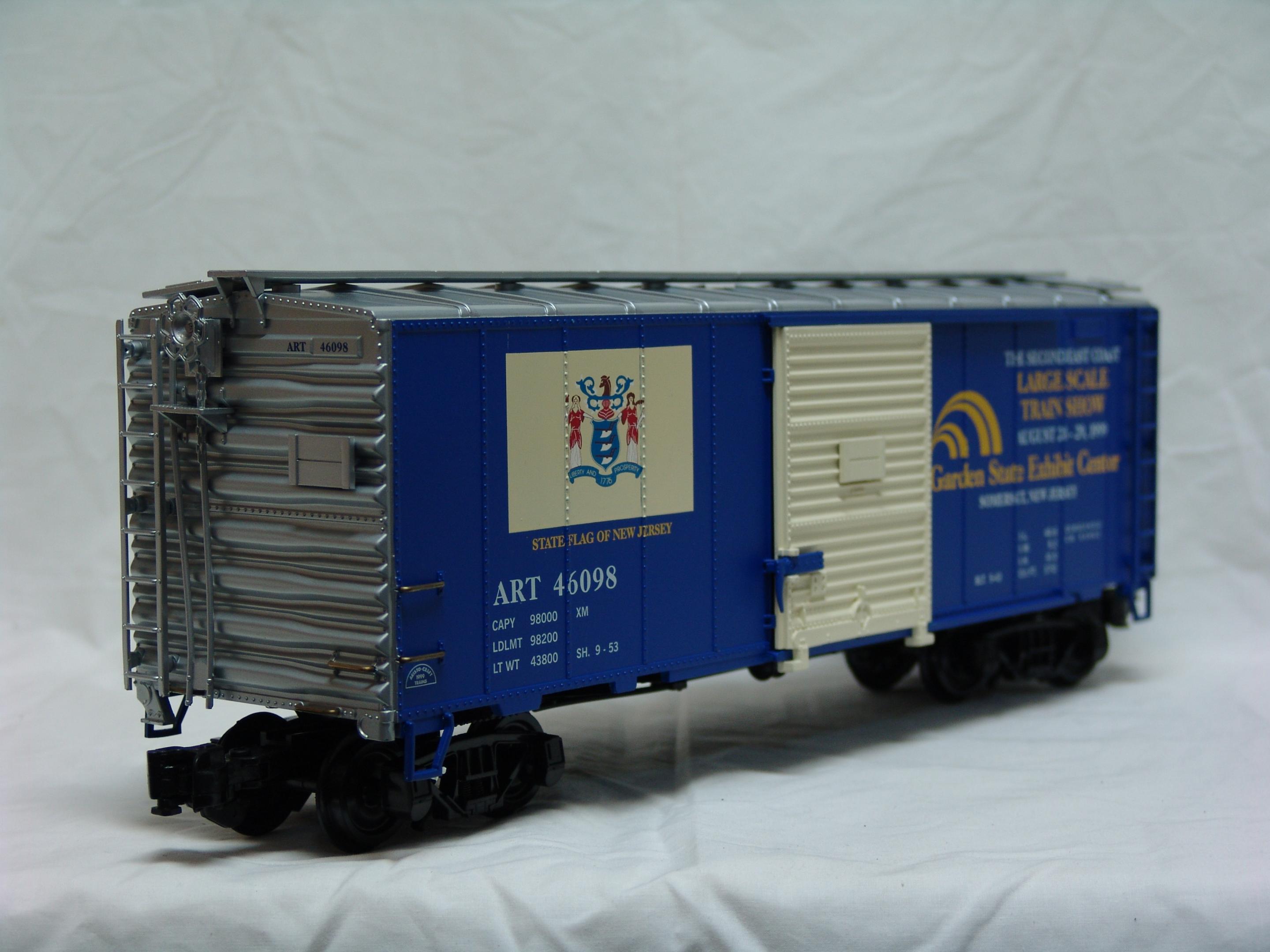 1999 East Coast Large Scale Show steel boxcar (used)