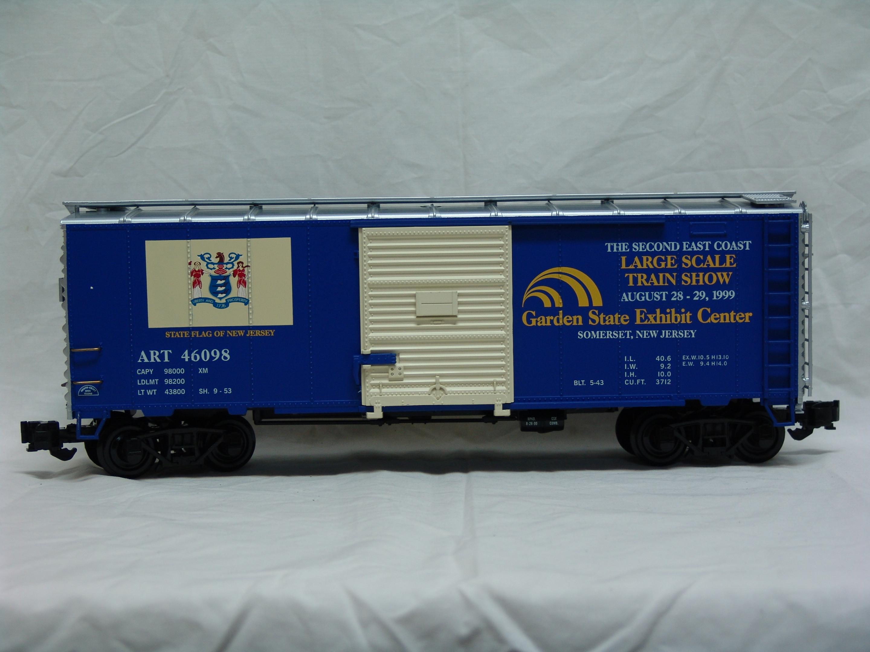 1999 East Coast Large Scale Show steel boxcar (used)