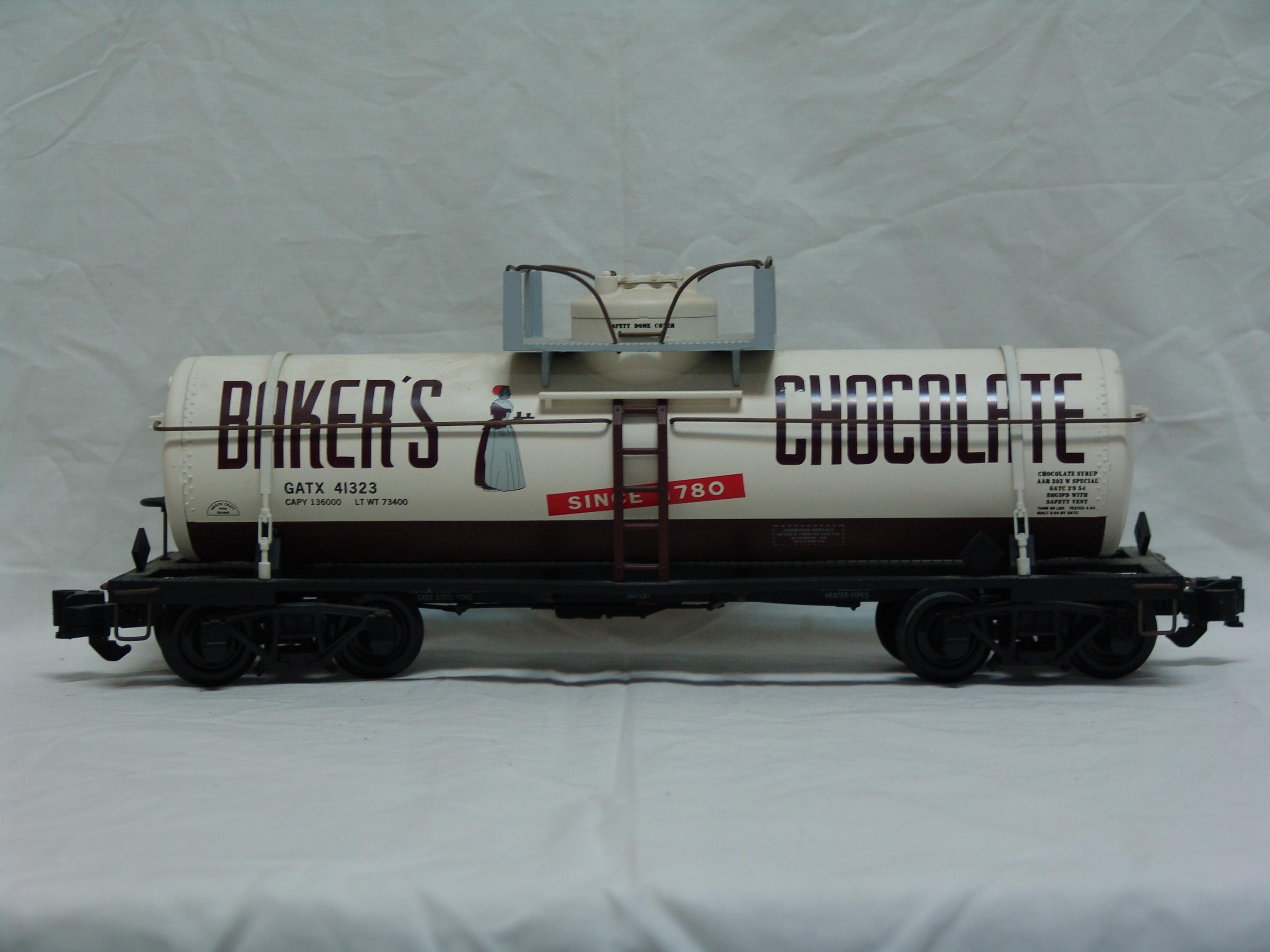 Bakers Chocolate tank car (used)