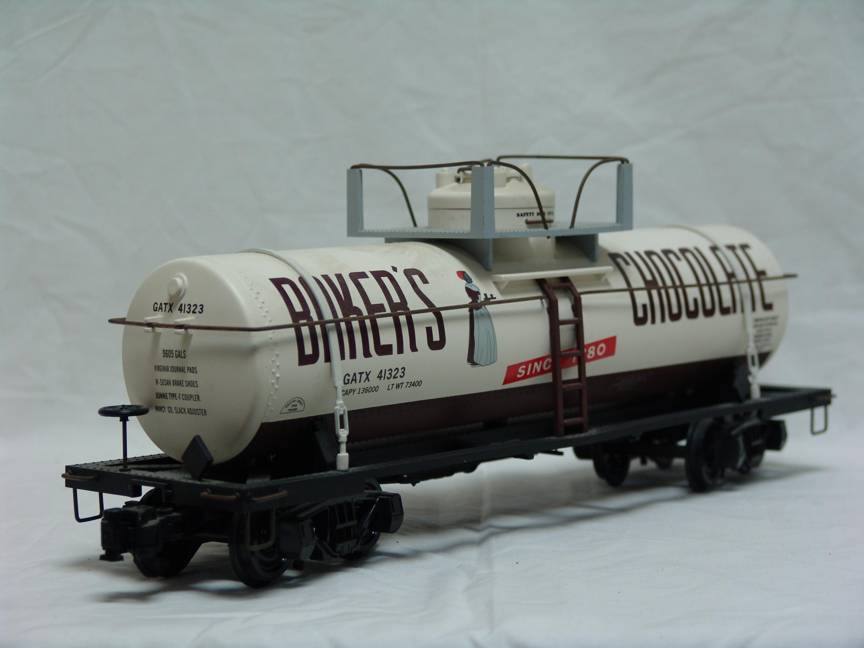 Bakers Chocolate tank car (used)