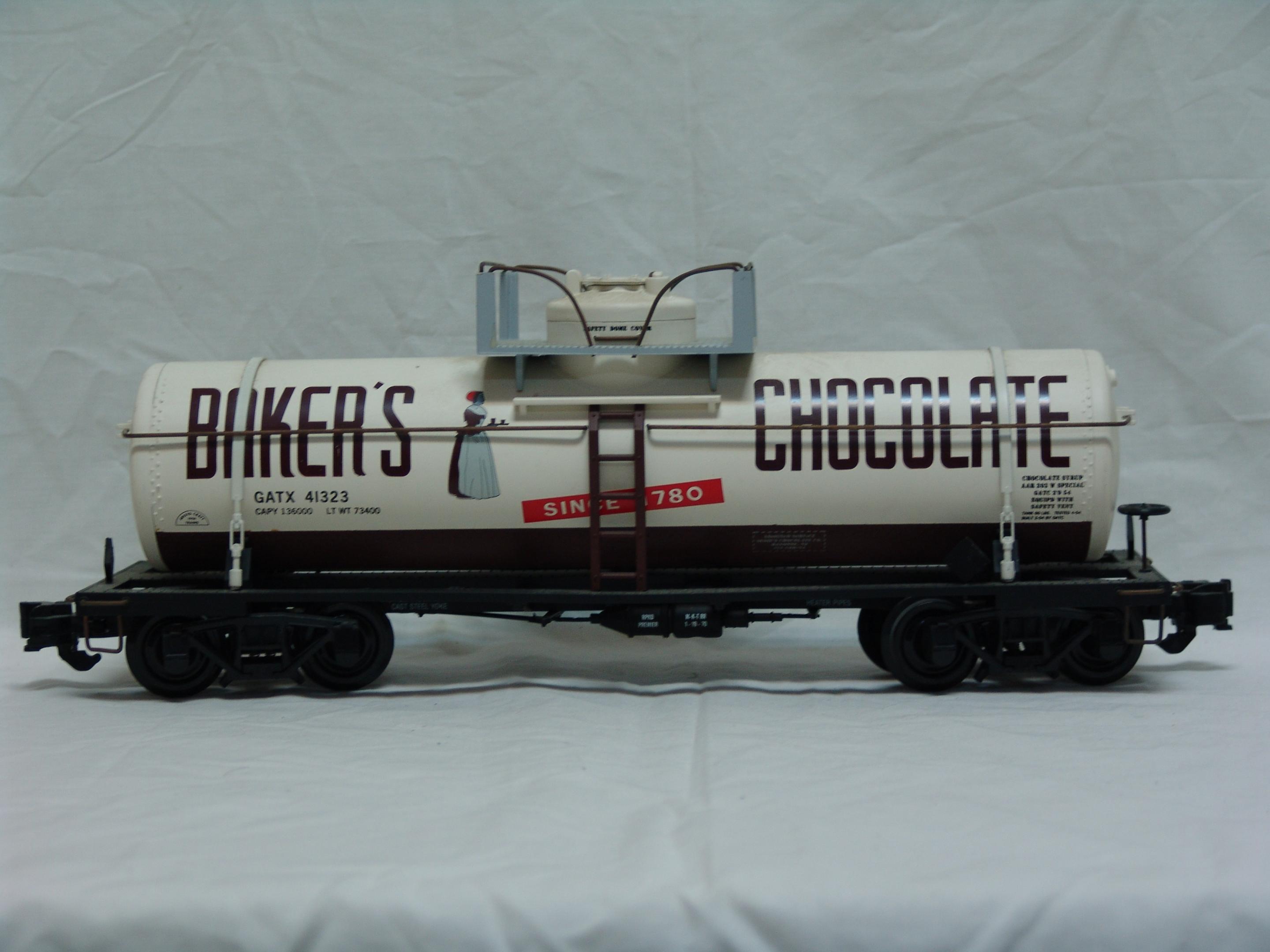 Bakers Chocolate tank car (used)