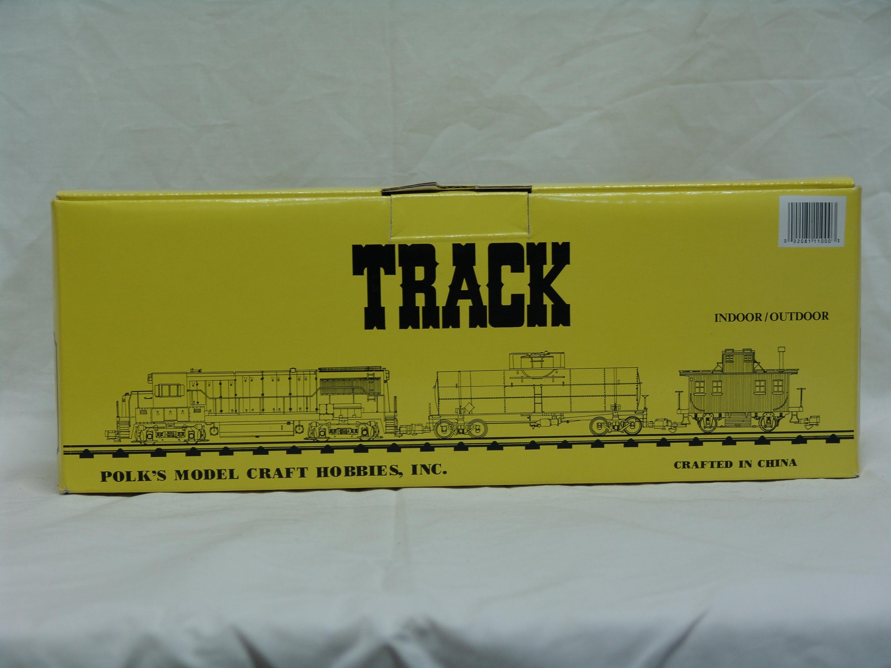 one foot straight track (complete box of 12 pieces) used