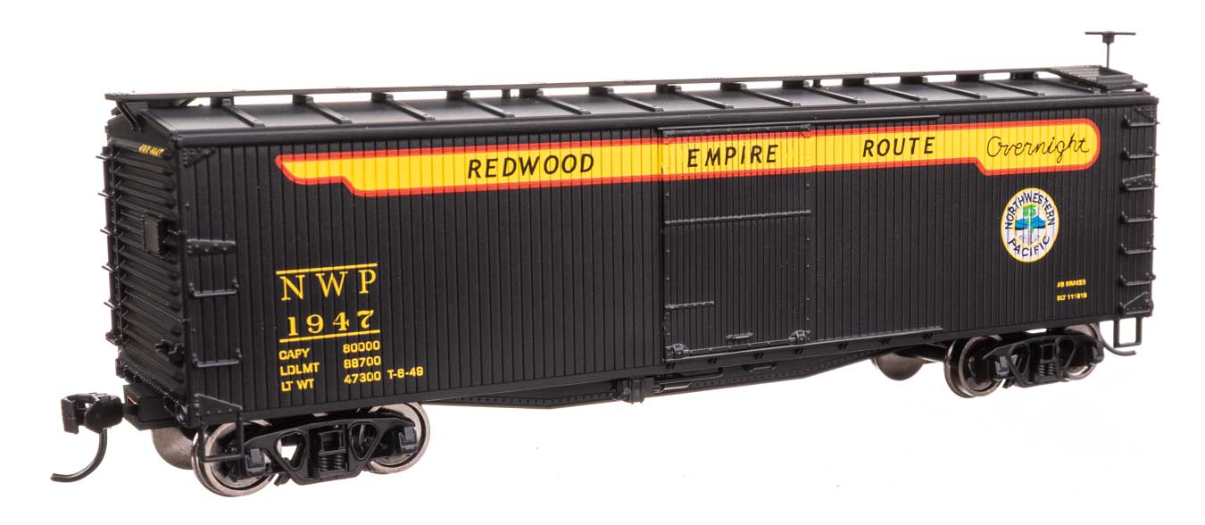 Northwestern Pacific 40' Double Sheathed Wood Box Car #1947