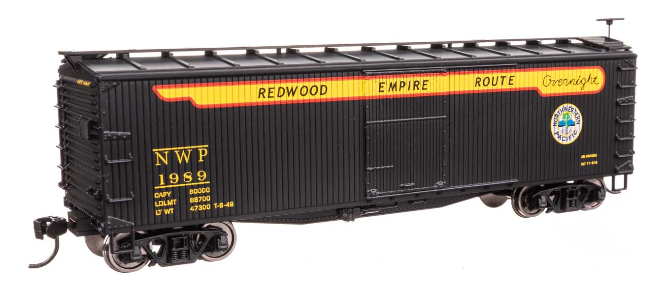Northwestern Pacific 40' Double Sheathed Wood Box Car #1989