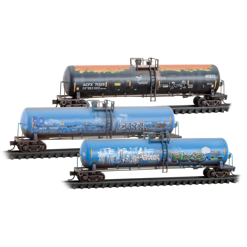 First Union Rail/General Electric Rail Services Weathered 3-Pack