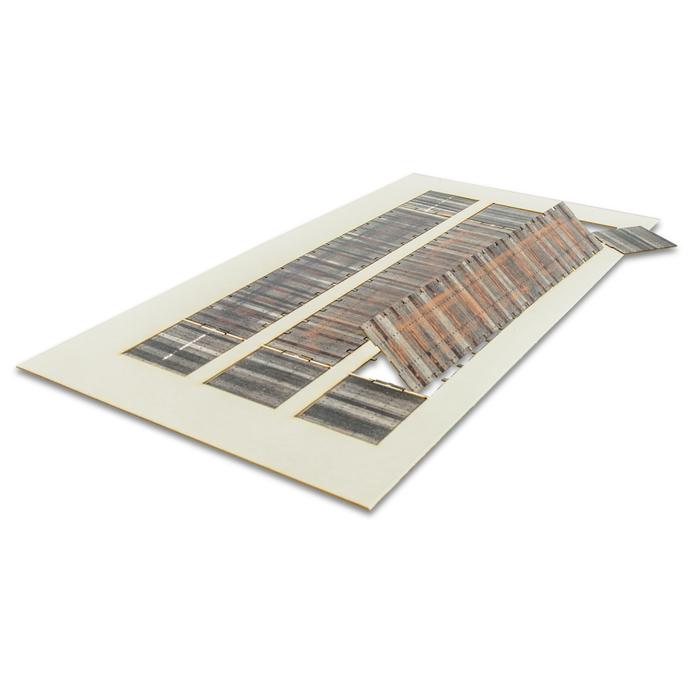 Bulkhead Flat Car Weathered Decks 3-Pack