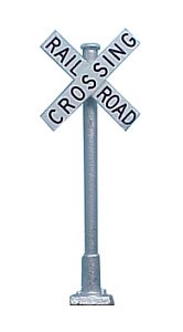 Railroad Crossbucks With Track Numbers 2-Per Package
