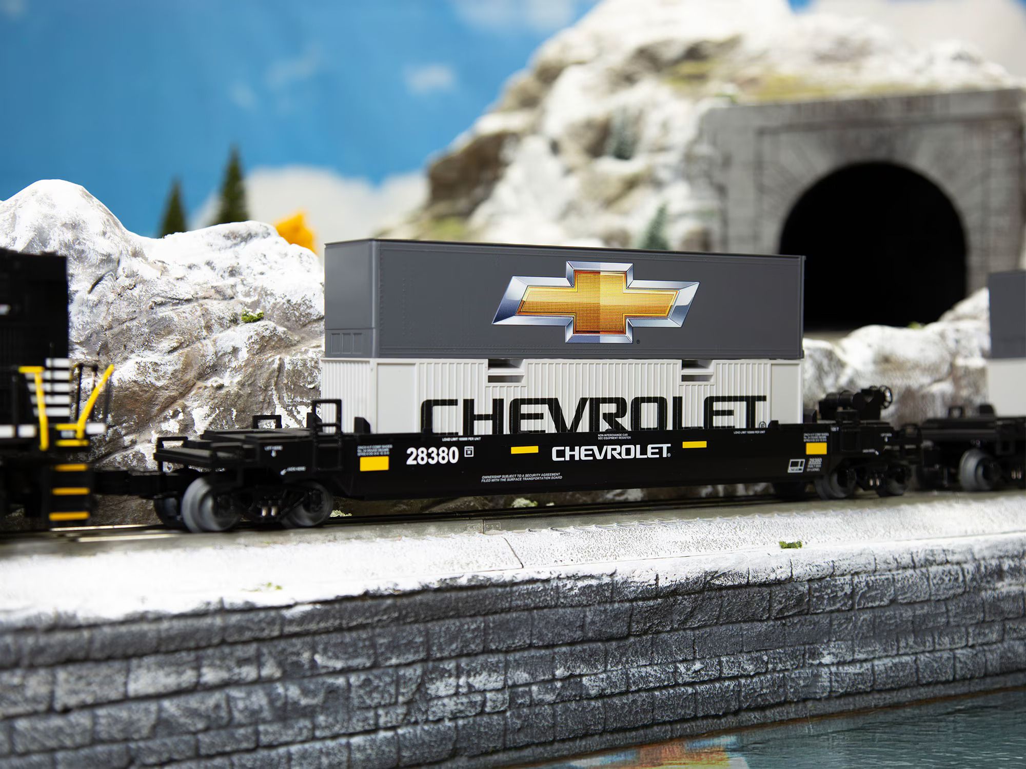 Chevrolet Maxi Stack well car #28380