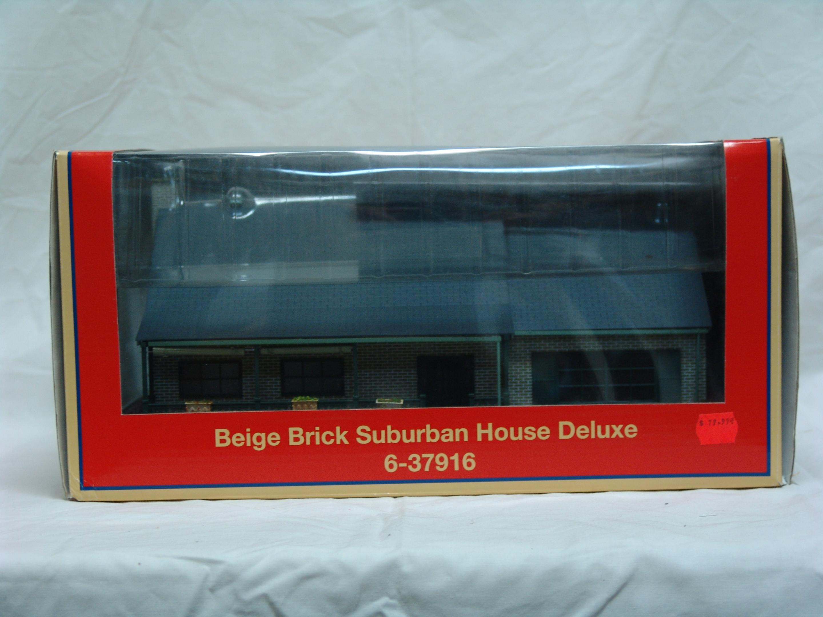 beige brick suburban house deluxe (used)
