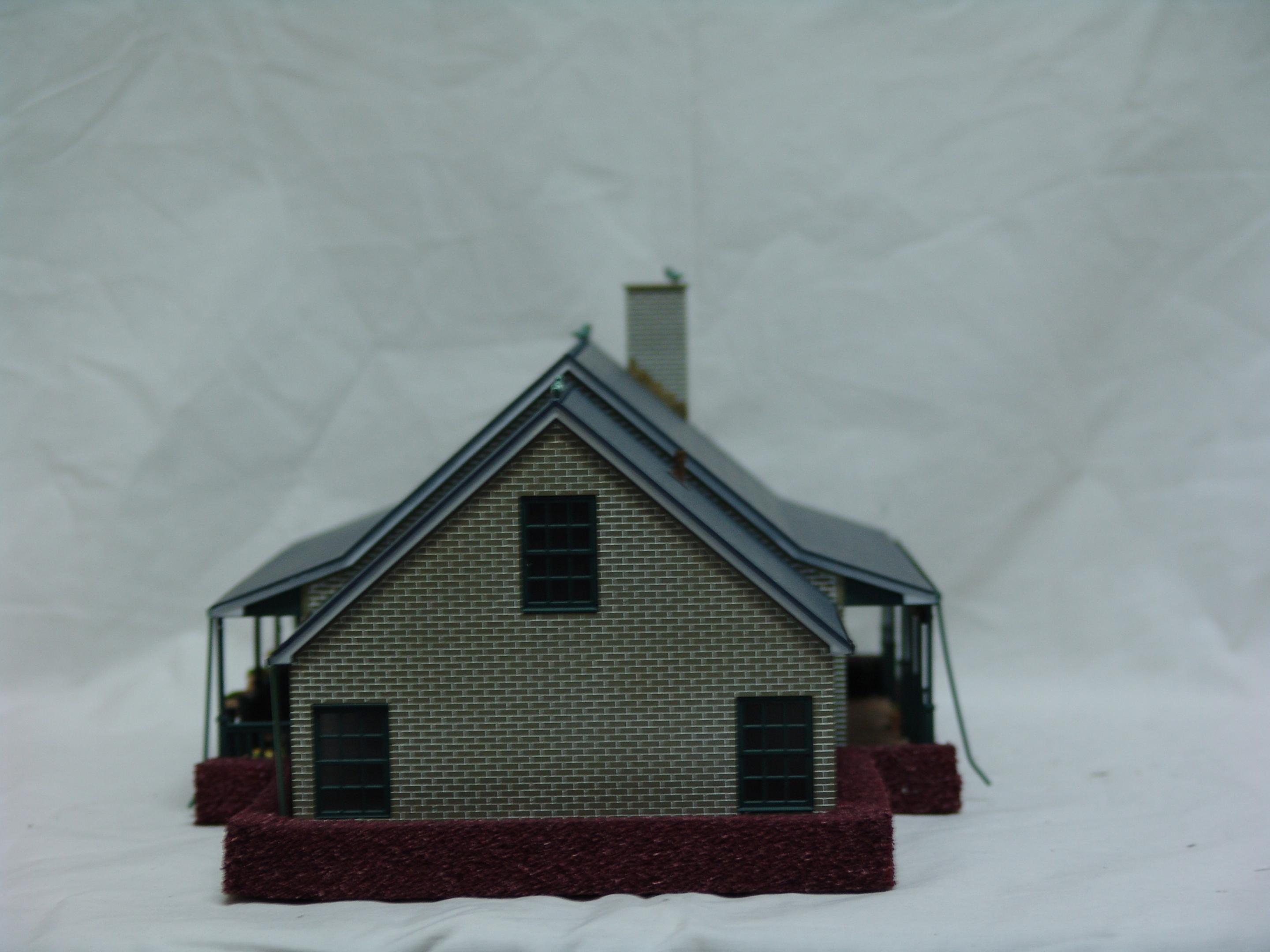 beige brick suburban house deluxe (used)