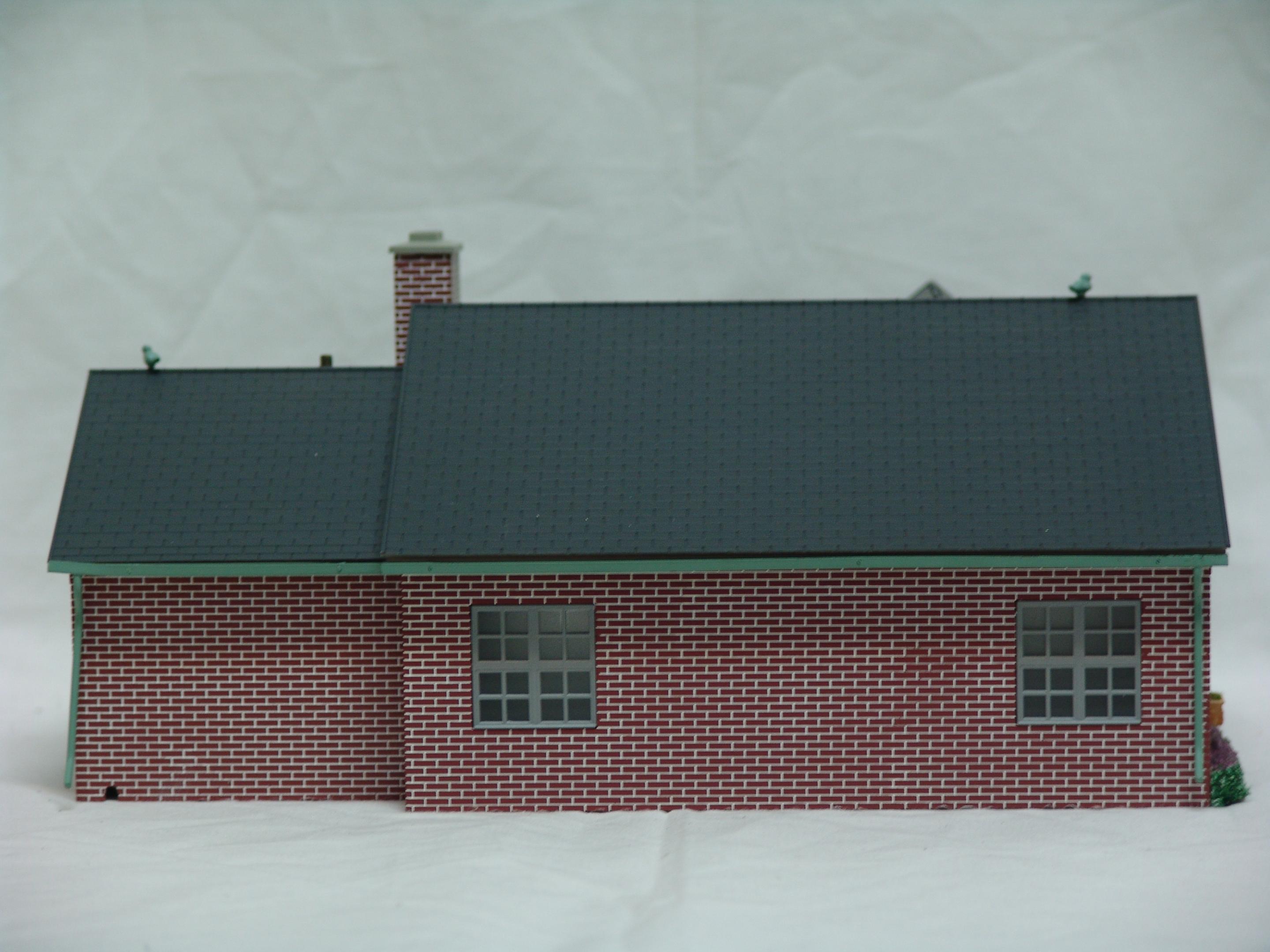 red brick suburban house deluxe (used)