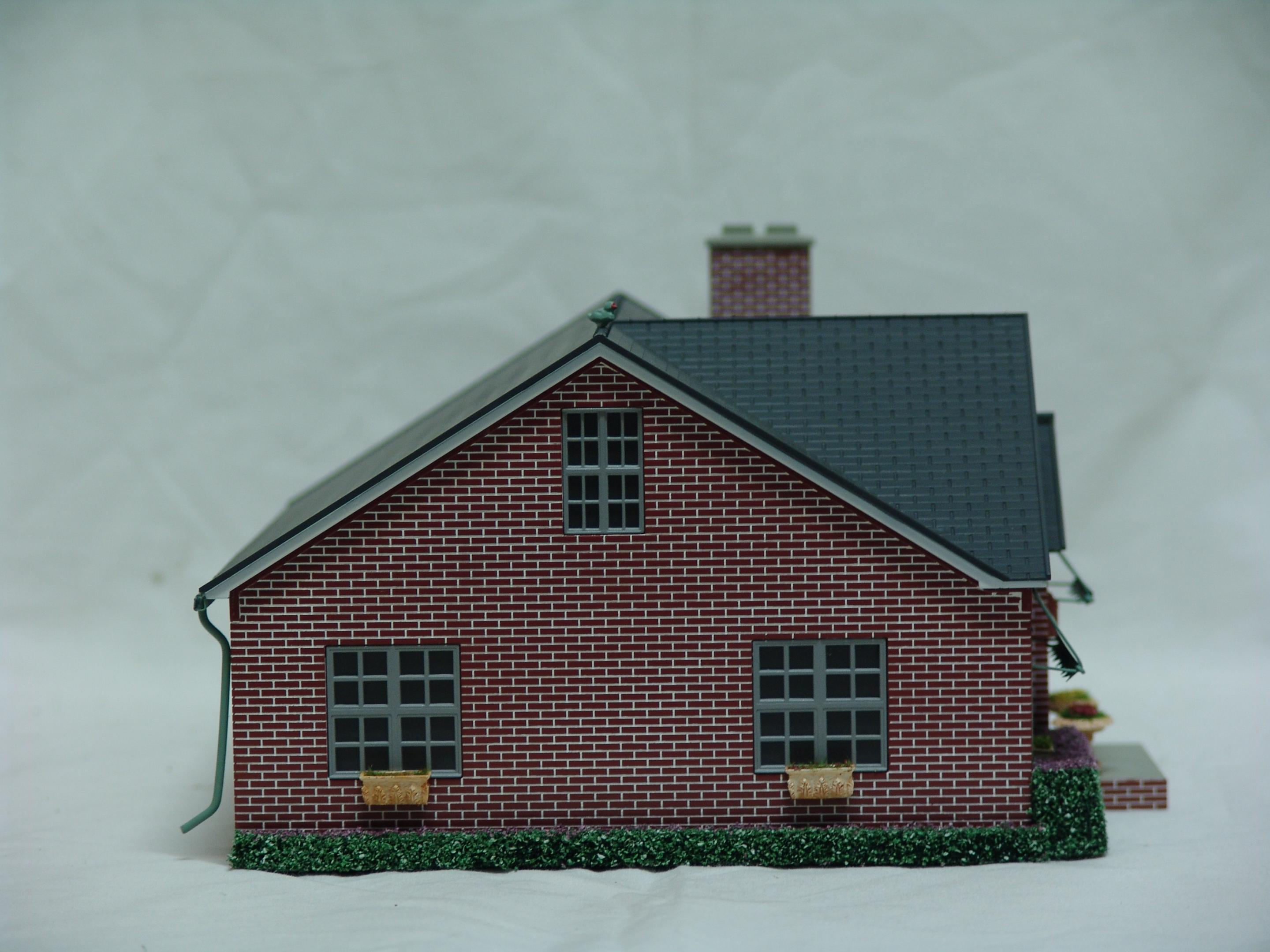 red brick suburban house deluxe (used)