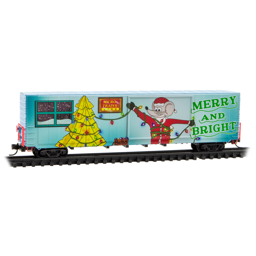 2025 Micro-Mouse Christmas Unlit 60' Box Car