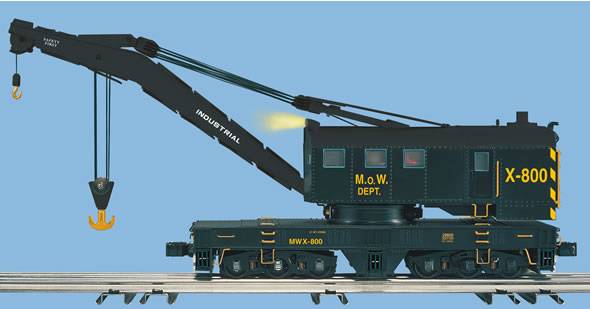 M.O.W. TMCC crane car & M.O.W crane sounds boom car (used)