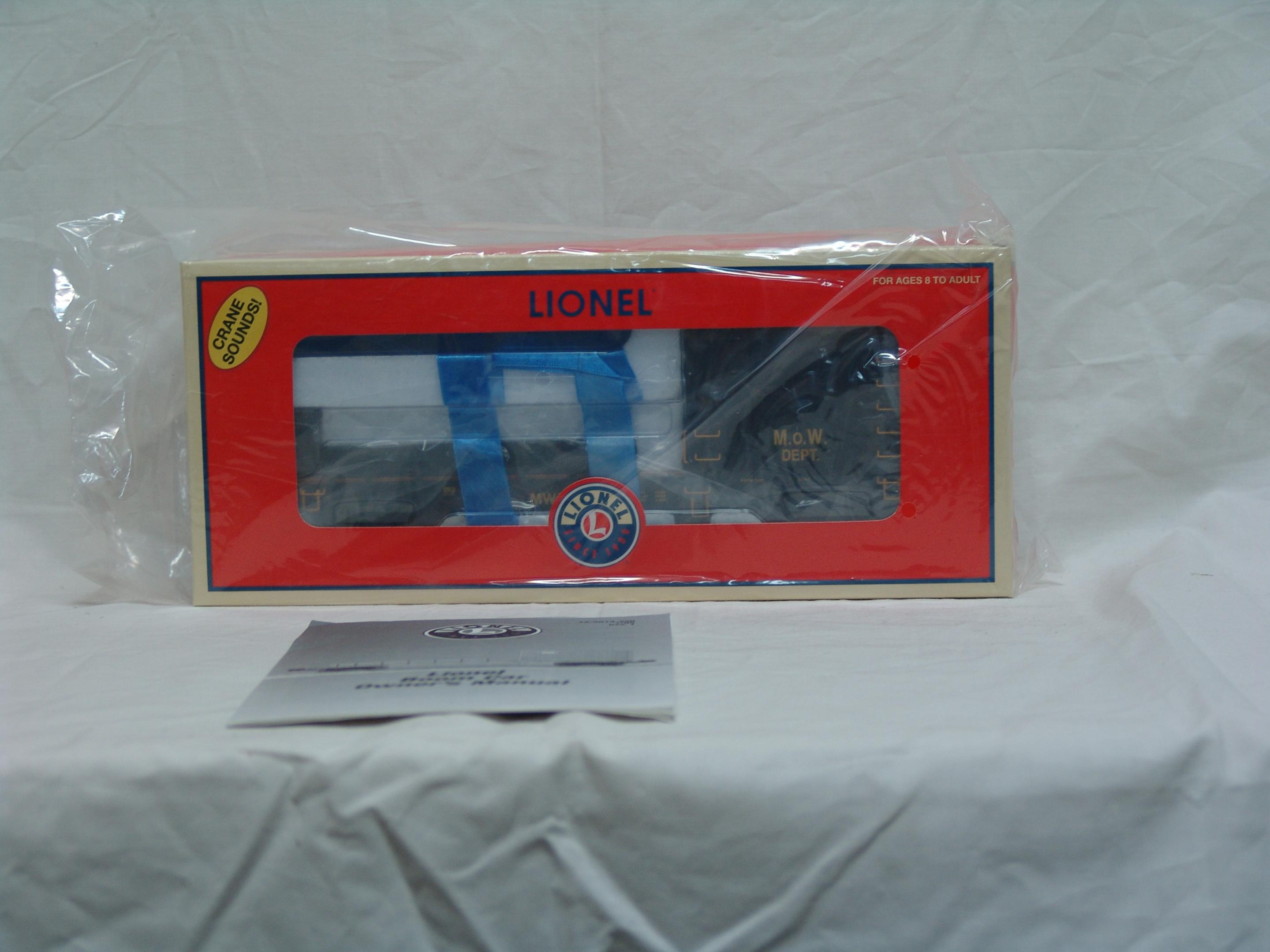 M.O.W. TMCC crane car & M.O.W crane sounds boom car (used)