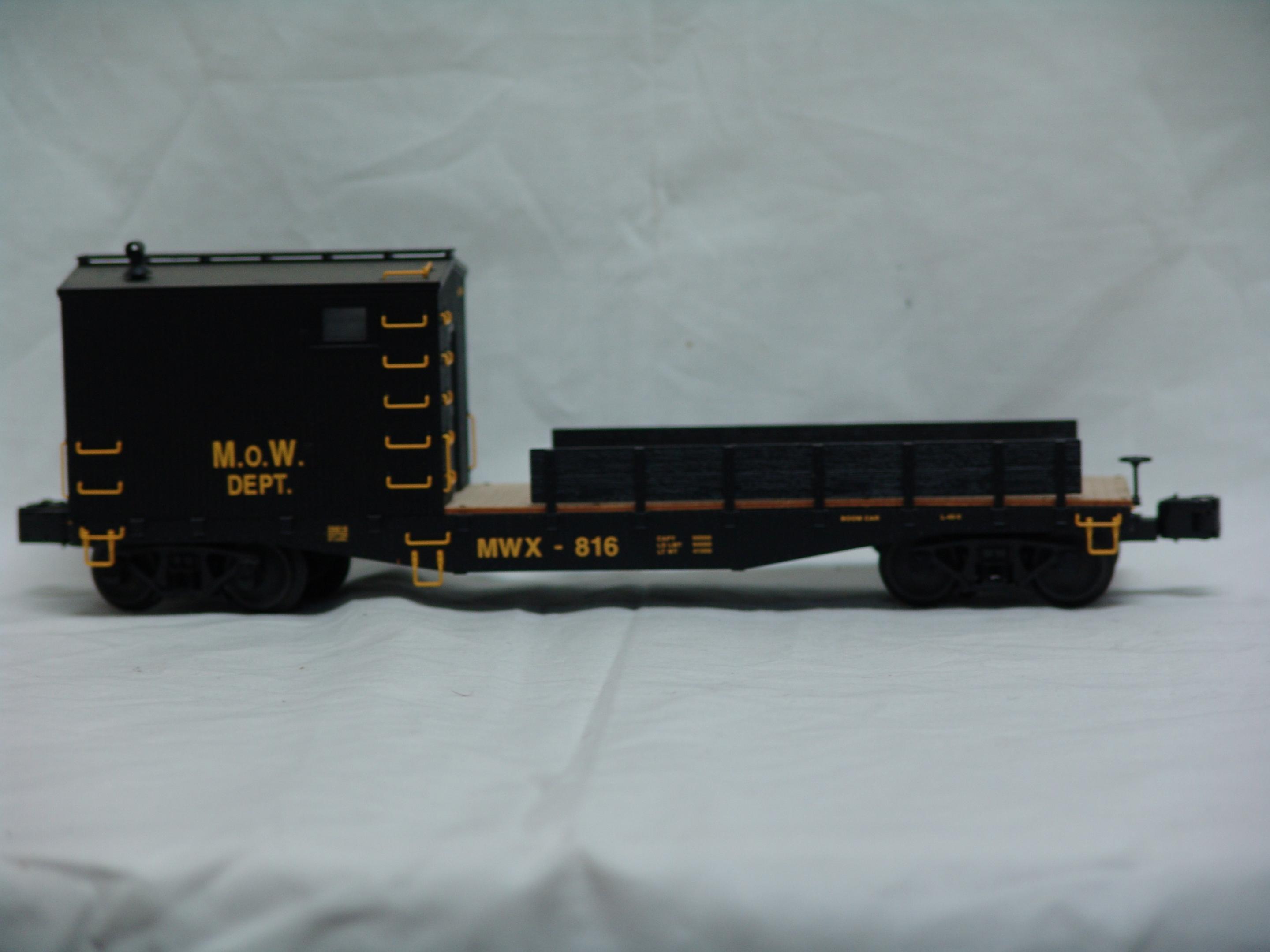 M.O.W. TMCC crane car & M.O.W crane sounds boom car (used)