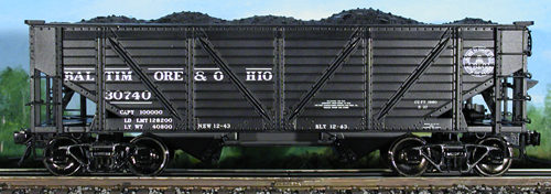 Baltimore & Ohio 50 ton war emergency hopper #30804 (used)