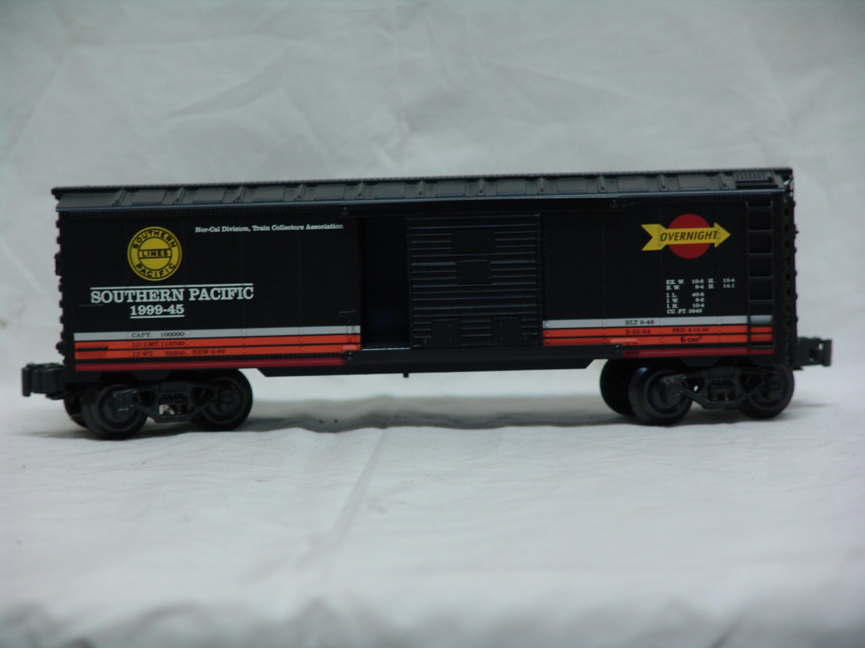 Nor-Cal TCA Southern Pacific Overnight boxcar #1999-45 (used)