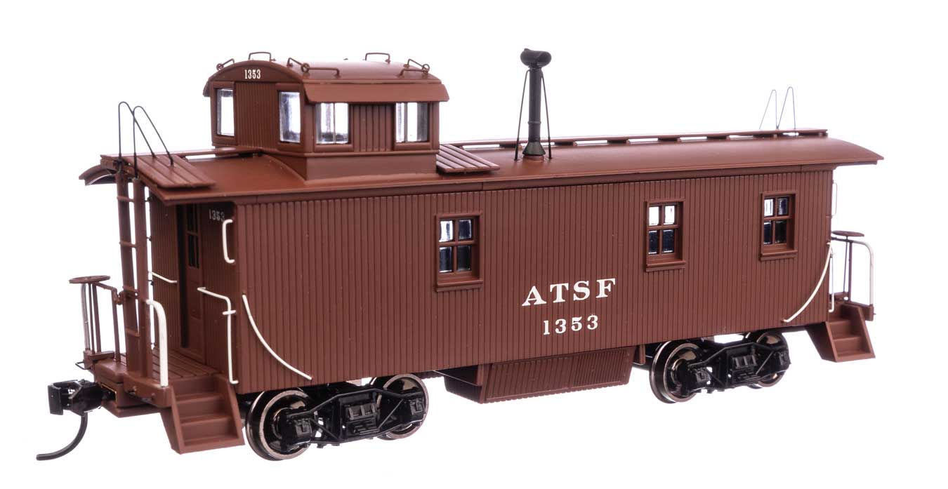 Santa Fe 30' ATSF 1300-Series Wood Caboose #1353