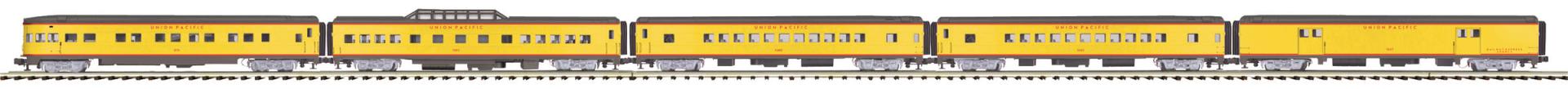 Union Pacific 5-car 70' streamlined passenger set (used)