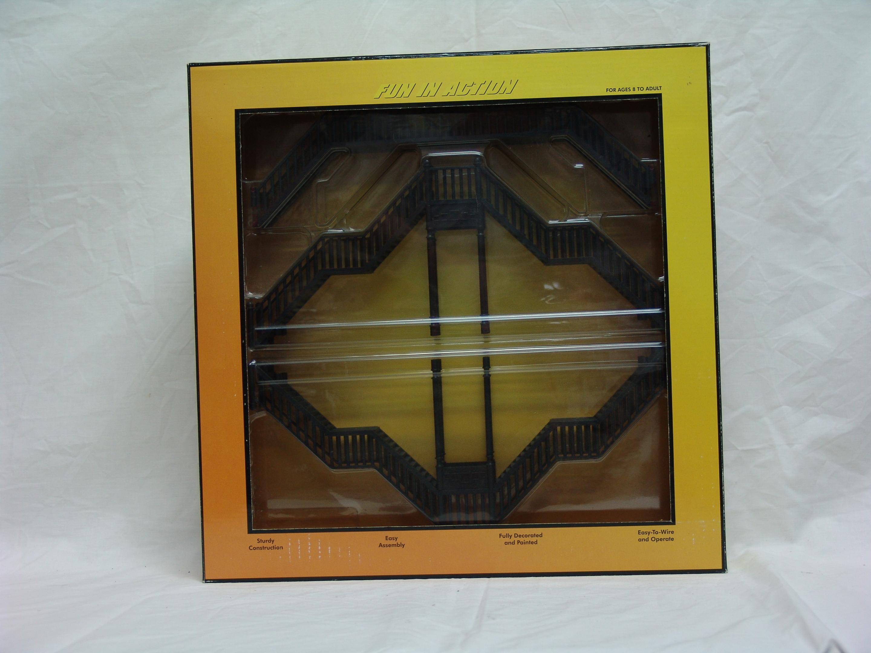 2-Track Pedestrian Crosswalk (used, painted brown)