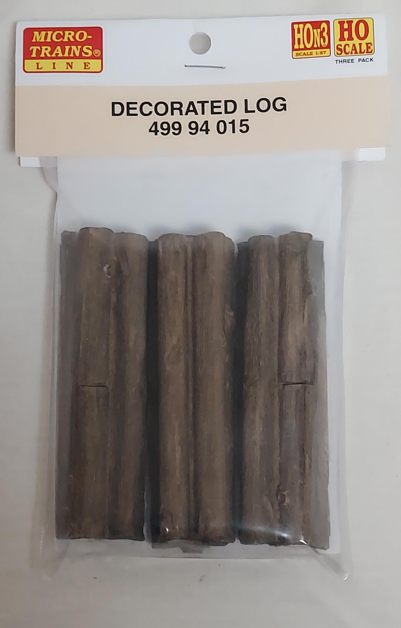 Decorated Log 3-Pack
