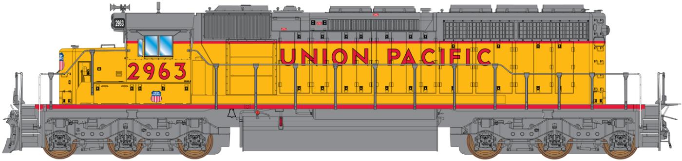 Union Pacific SD40-2 #2976 DC Only
