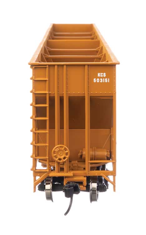 Kansas City Southern 73' Greenville 7,000 CF Wood Chip Hopper #503151