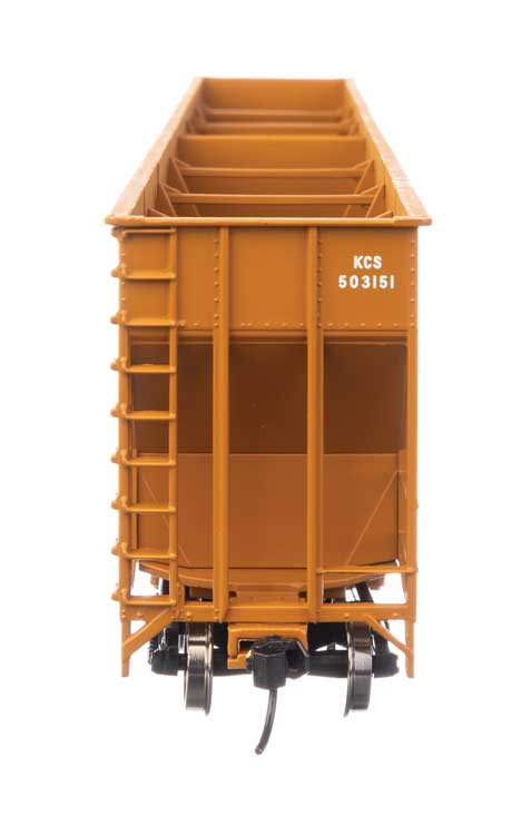 Kansas City Southern 73' Greenville 7,000 CF Wood Chip Hopper #503151