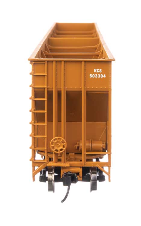 Kansas City Southern 73' Greenville 7,000 CF Wood Chip Hopper #503304