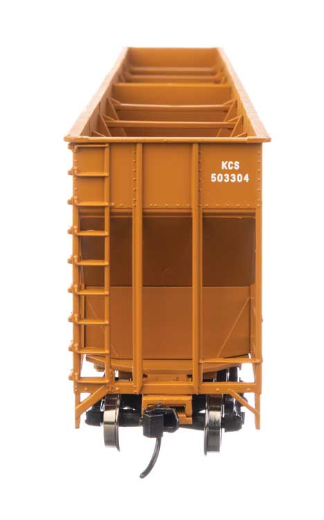 Kansas City Southern 73' Greenville 7,000 CF Wood Chip Hopper #503304