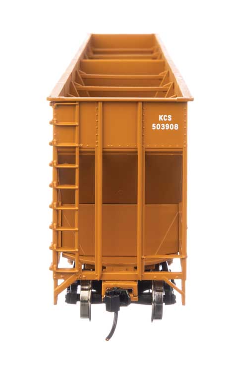 Kansas City Southern 73' Greenville 7,000 CF Wood Chip Hopper #503908