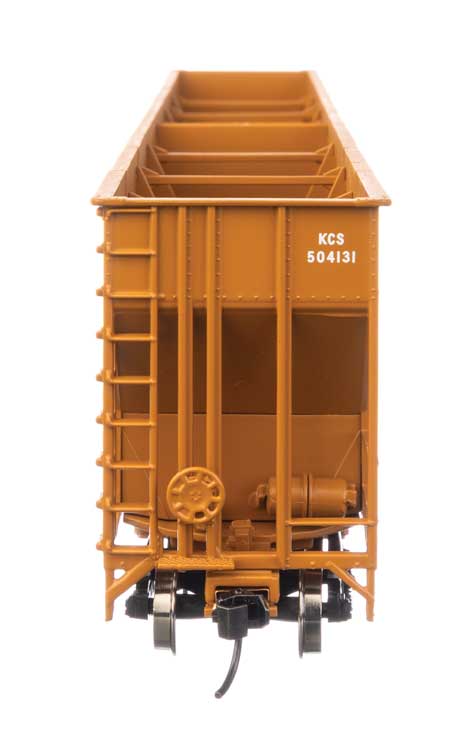 Kansas City Southern 73' Greenville 7,000 CF Wood Chip Hopper #504131