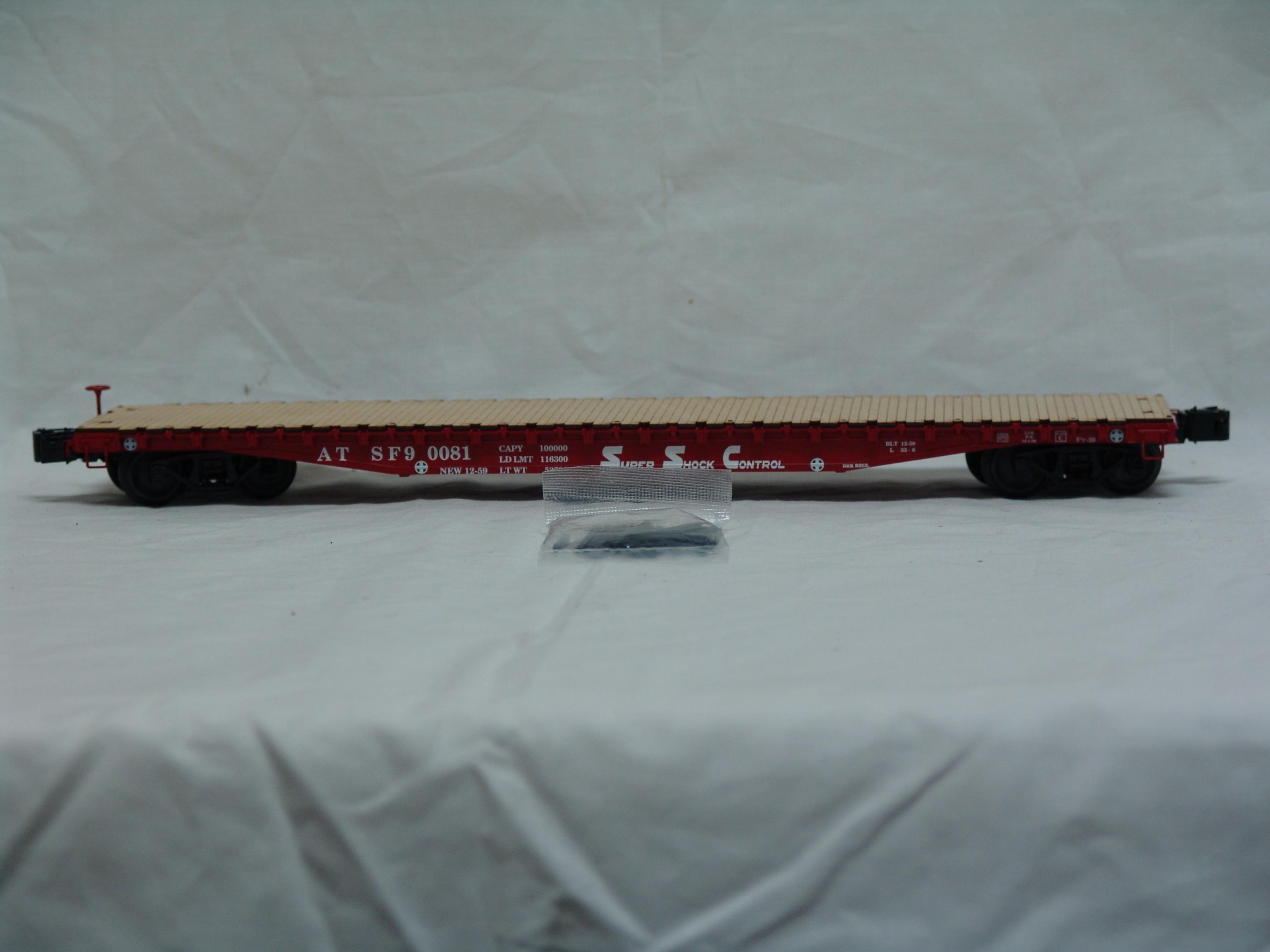 Santa Fe PS-4 flatcar #90081 (used)