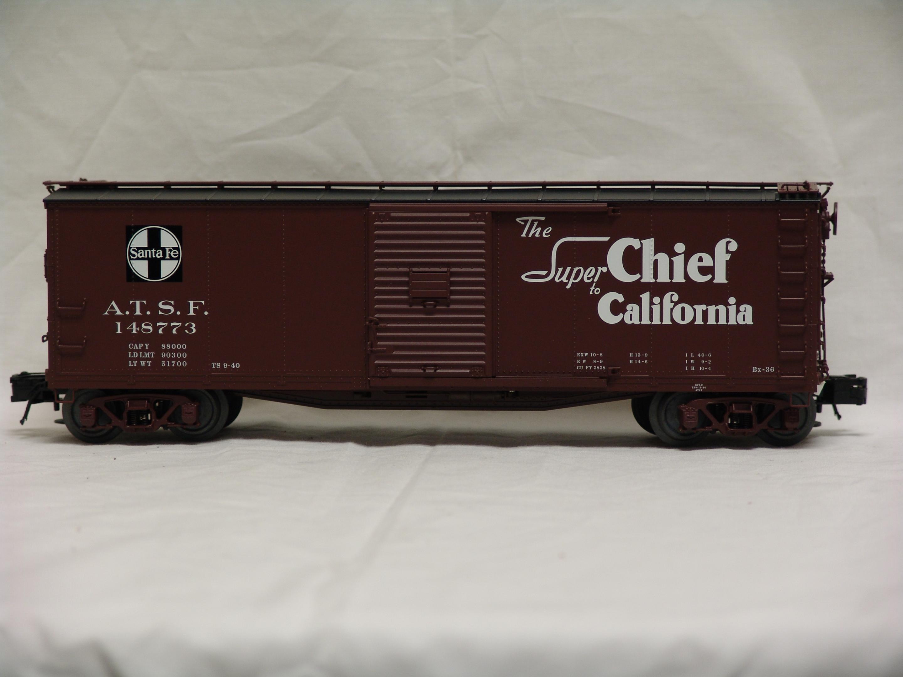 Santa Fe steel rebuilt USRA boxcar #148773 (used)