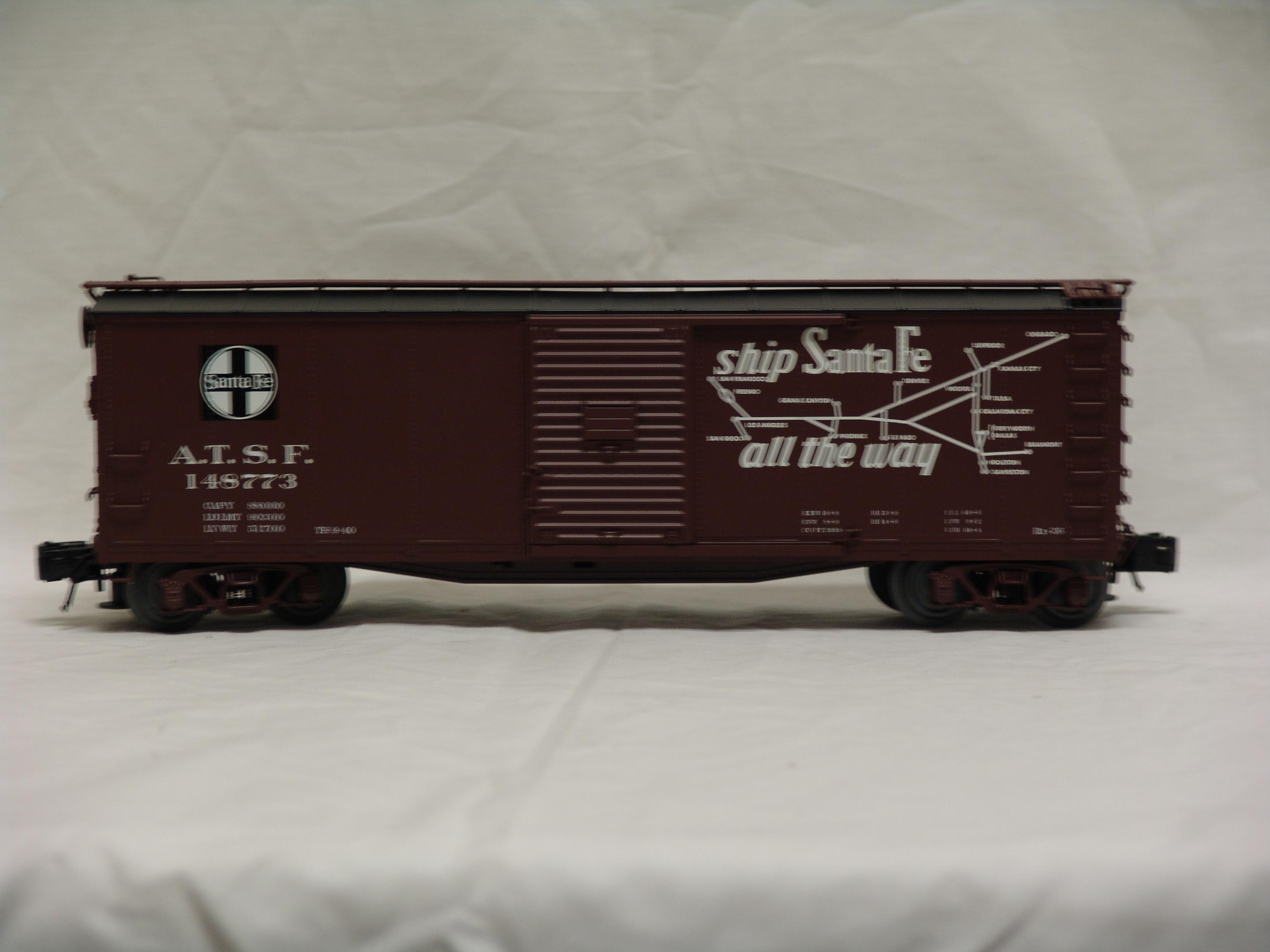 Santa Fe steel rebuilt USRA boxcar #148773 (used)