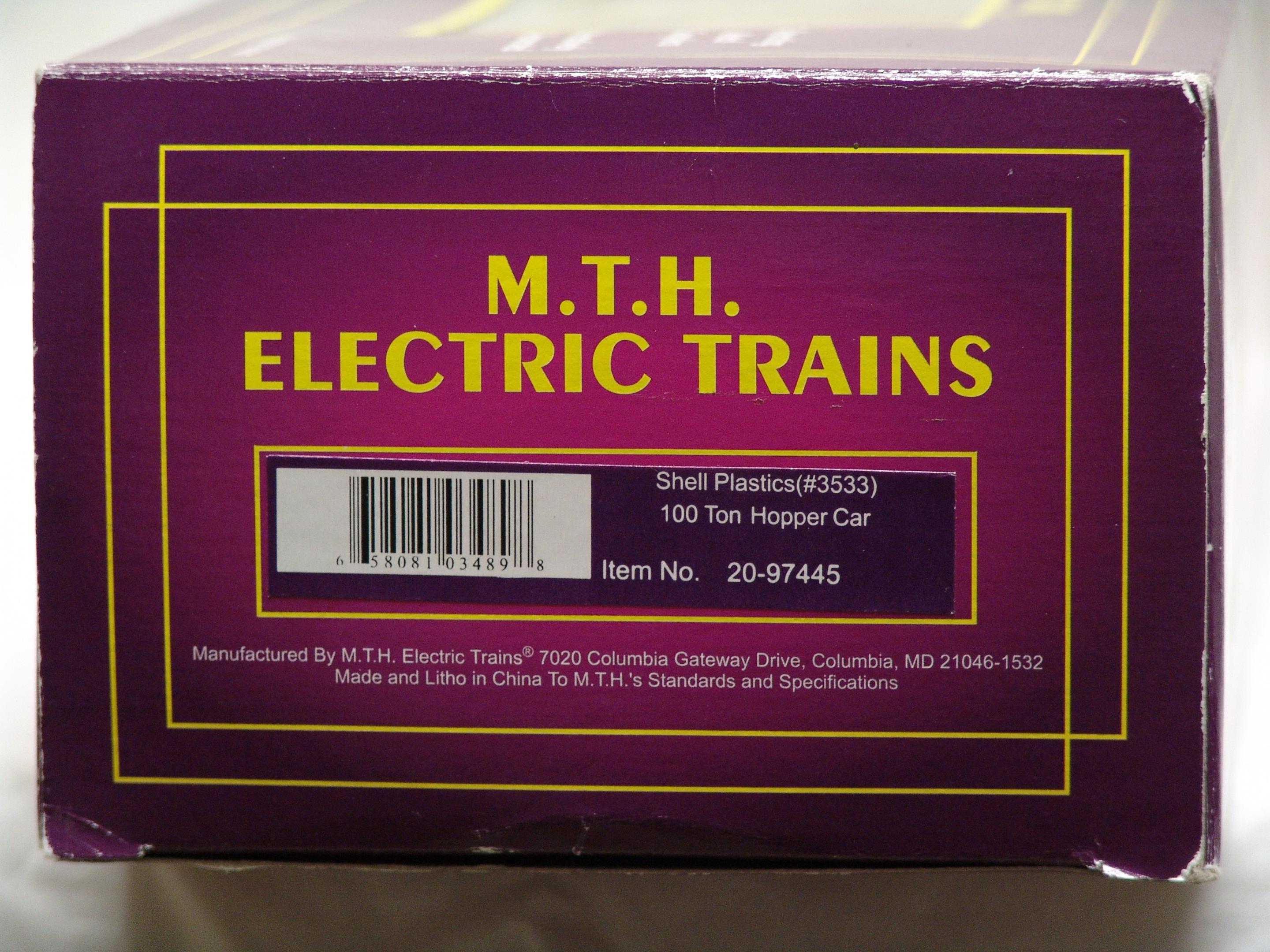 Shell Plastics 100 ton hopper car #3533 (used)