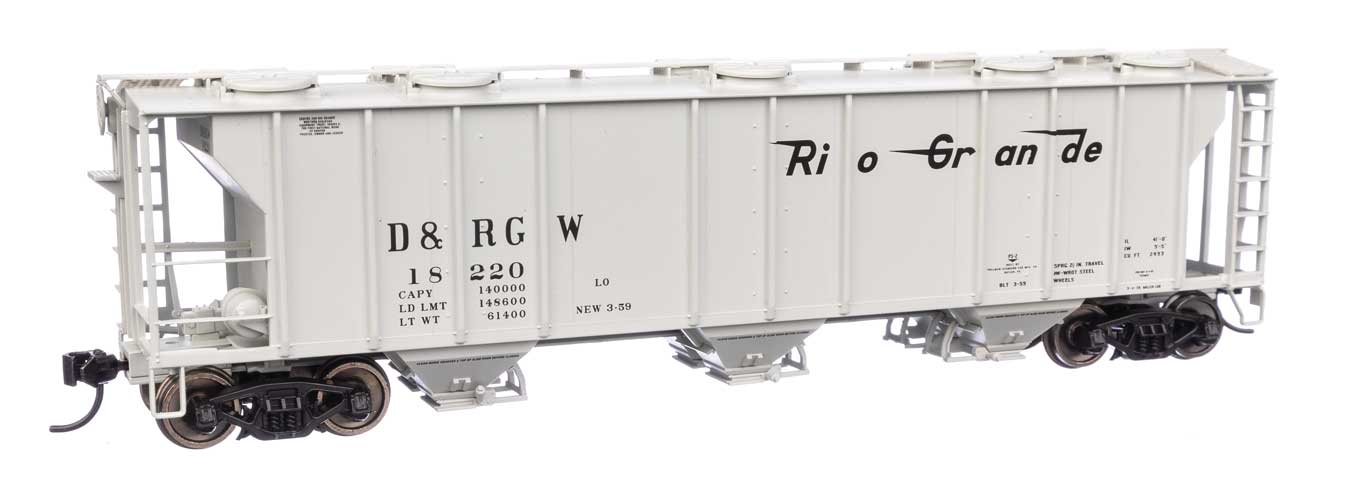Denver & Rio Grande Western 50' PS-2 2893 Covered Hopper #18220