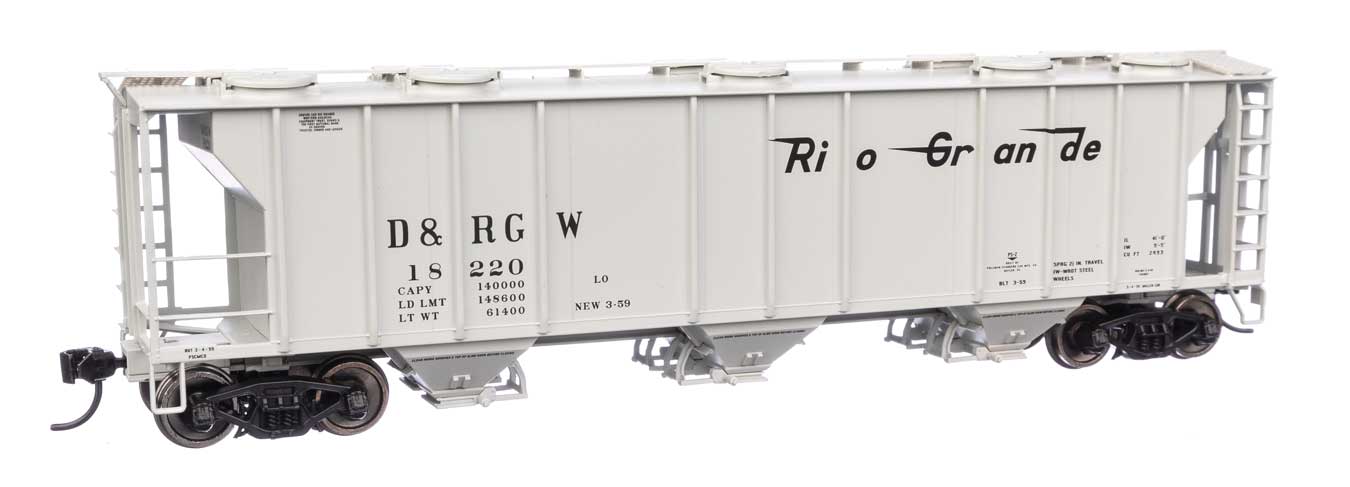Denver & Rio Grande Western 50' PS-2 2893 Covered Hopper #18220