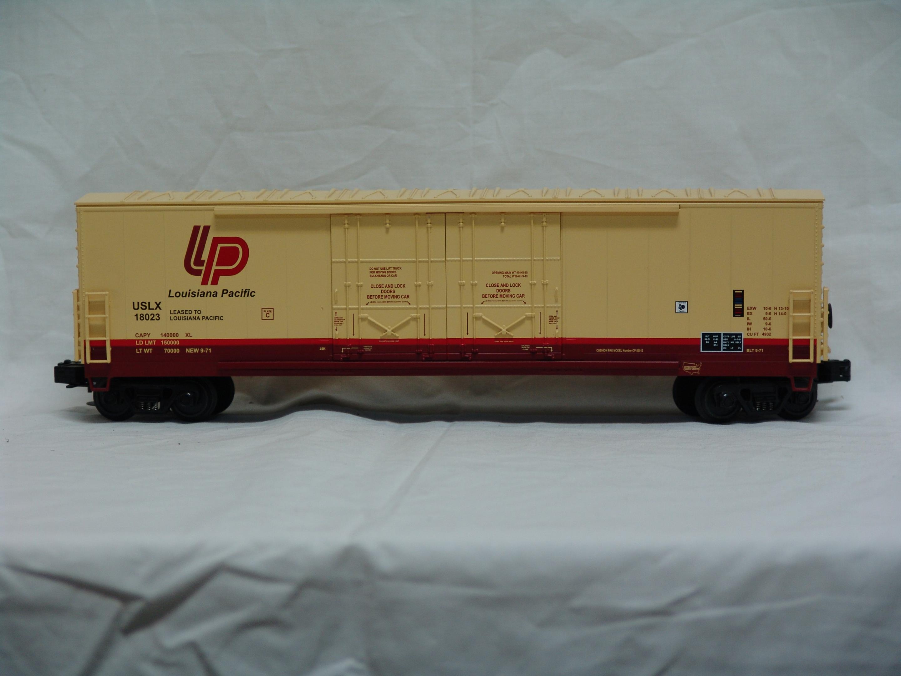 Louisiana Pacific 50' double plug door boxcar #18023 (used)